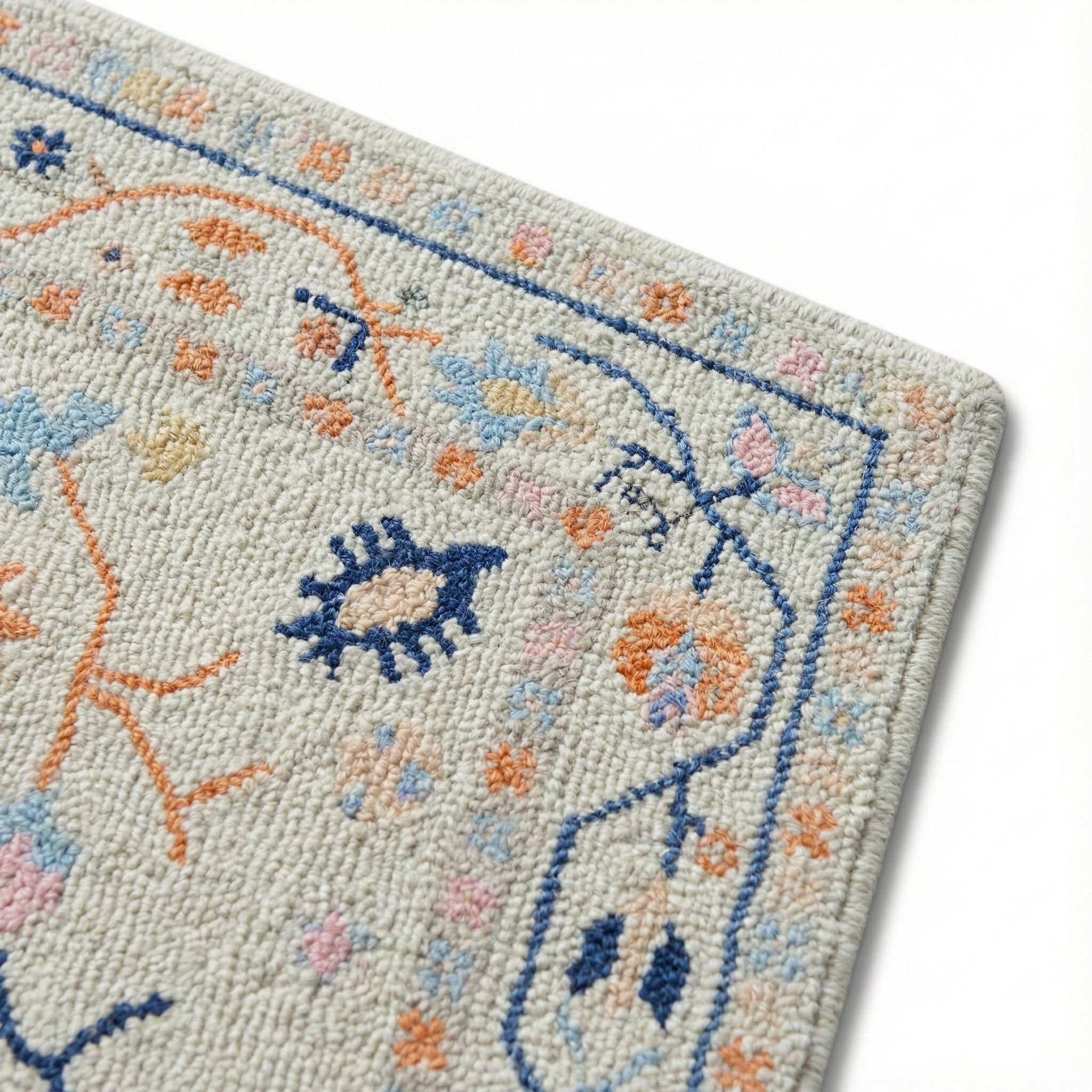 ELARAVIA - Hand Knotted Oushak Carpet